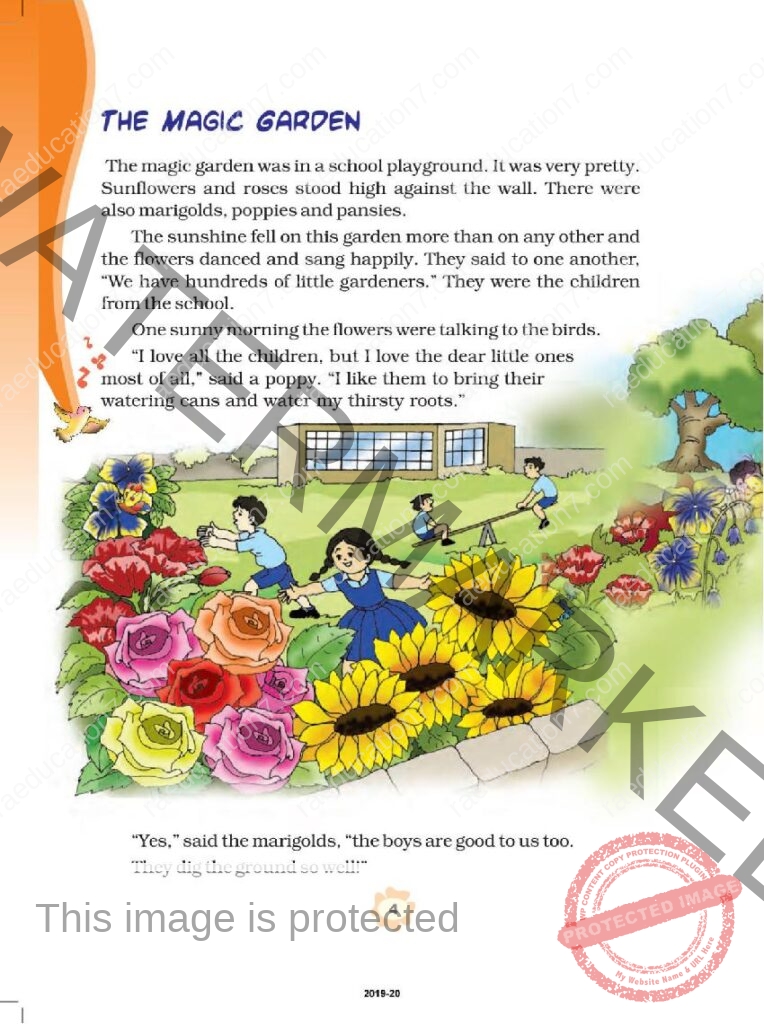 Grade 2 Reading Lesson 21 Short Stories – Dana’s Flower Garden 445