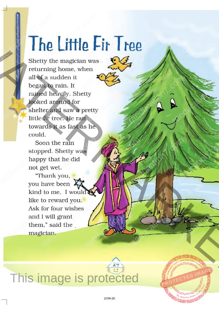 class 5 english chapter 14 the little fir tree